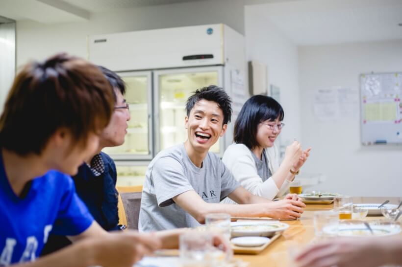 先輩でもあり、寮生でもあるRA学生によるサポート